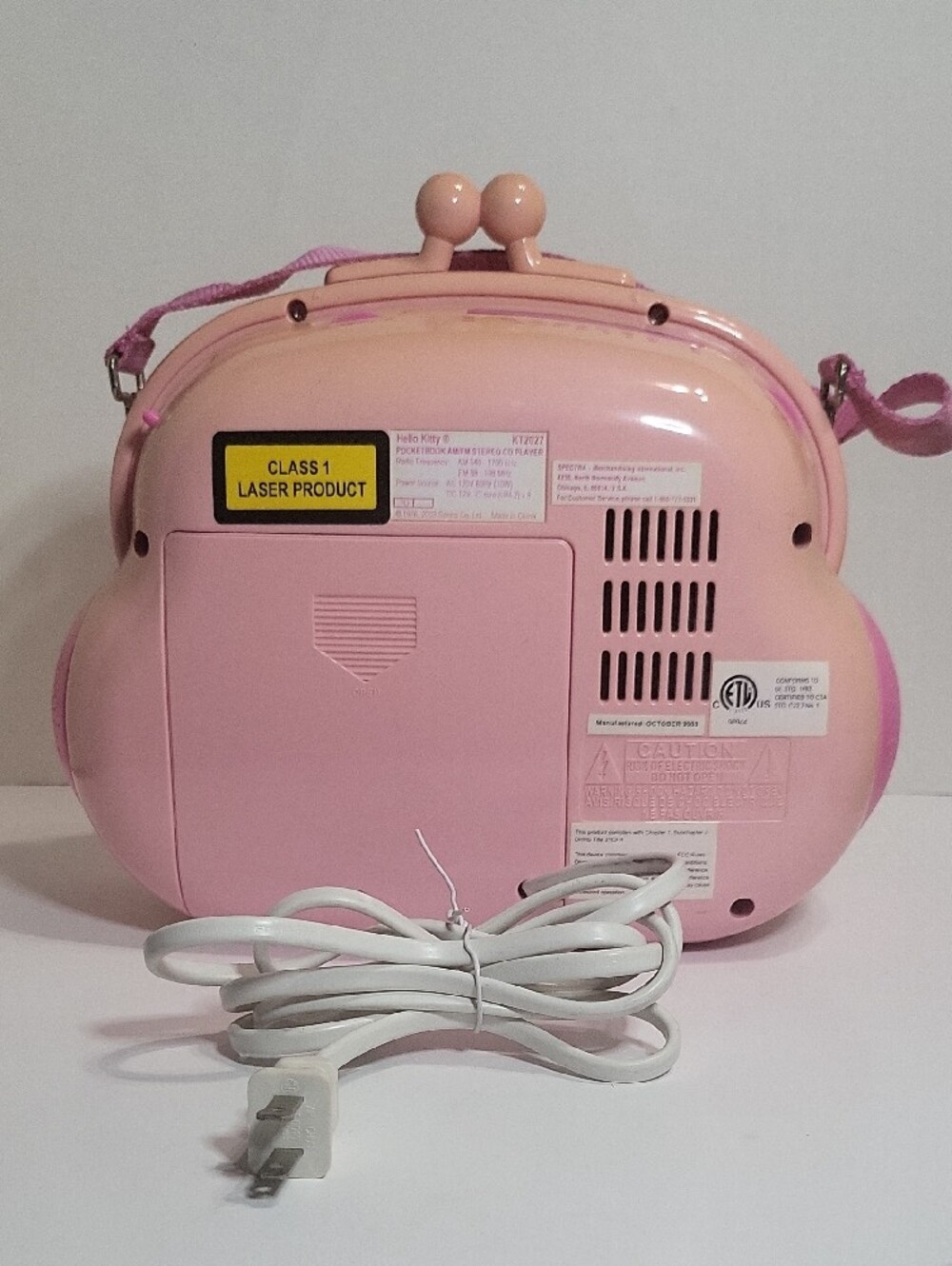 Vintage Hello Kitty Pink CD AM FM Radio - Picture 3 of 9